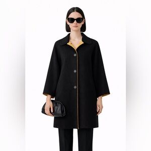 ANOUK - Minimalist Wool-blend Coat